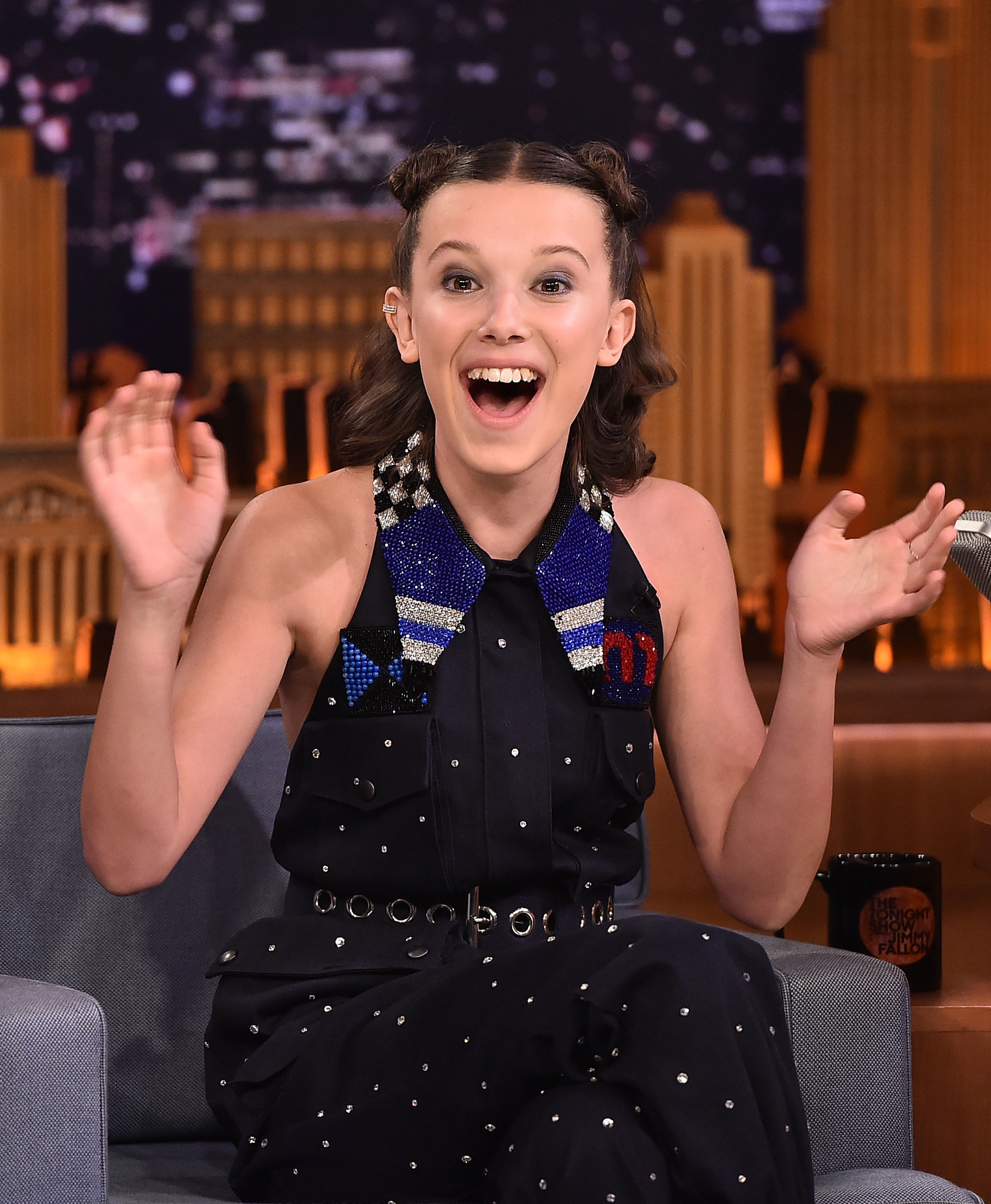 Millie Bobby Brown in The Tonight Show Starring Jimmy Fallon (2014)