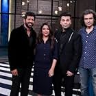 Zoya Akhtar, Karan Johar, Kabir Khan, and Imtiaz Ali in Koffee with Karan (2004)