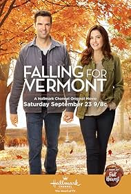 Julie Gonzalo and Benjamin Ayres in Falling for Vermont (2017)