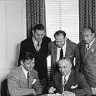 "Gone With The Wind," Signing contract,  8-25-38. Clark Gable, Selznick, Mannix Mayer. nad lightman.