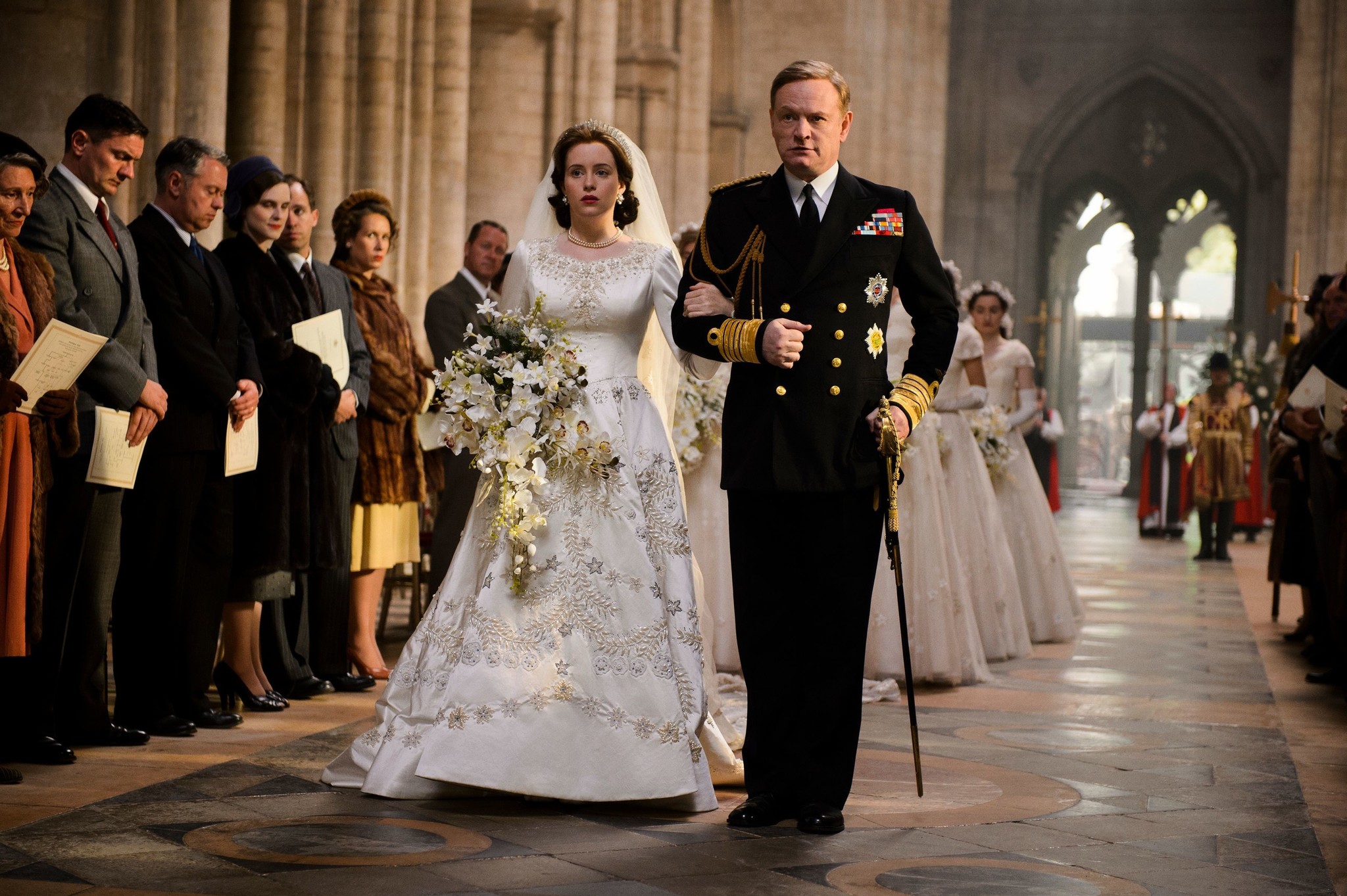 Jared Harris and Claire Foy in The Crown (2016)