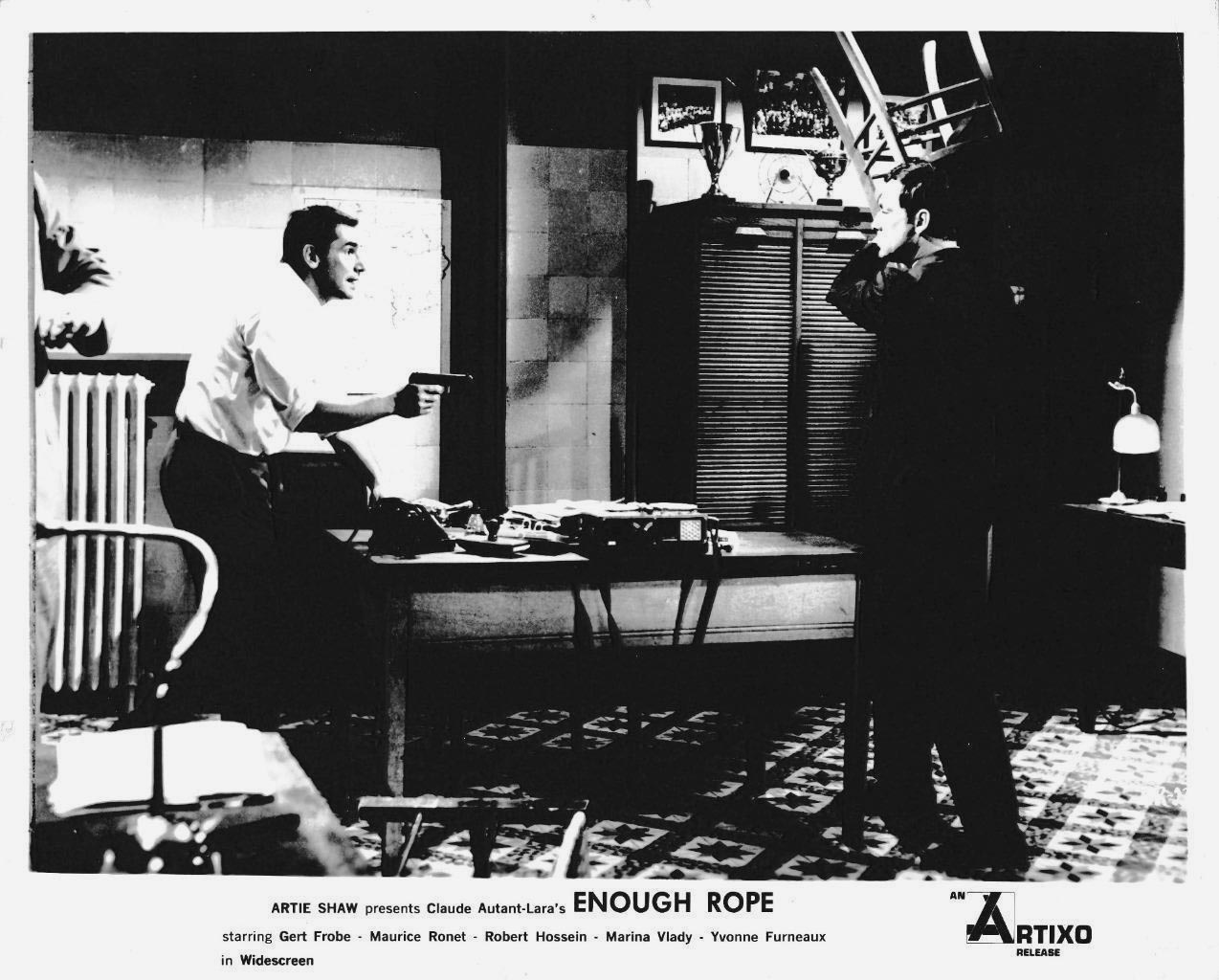 Robert Hossein and Maurice Ronet in Enough Rope (1963)