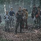 Alba August, Angela Bundalovic, Mikkel Boe Følsgaard, Lucas Lynggaard Tønnesen, Sonny Lindberg, Jessica Dinnage, and Lukas Løkken in The Rain (2018)