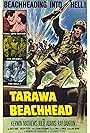 Julie Adams, Ray Danton, Kerwin Mathews, and Paul Wendkos in Tarawa Beachhead (1958)