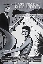 Giorgio Albertazzi, Sacha Pitoëff, and Delphine Seyrig in Last Year at Marienbad (1961)