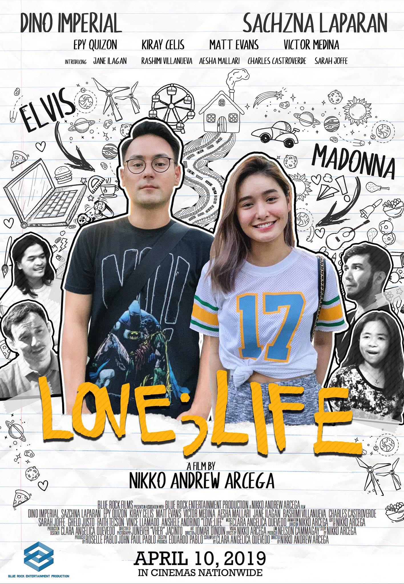 Jeffrey Quizon, Kiray Celis, Matt Evans, Dino Imperial, Victor Medina, and Sachzna Laparan in Love;Life (2019)