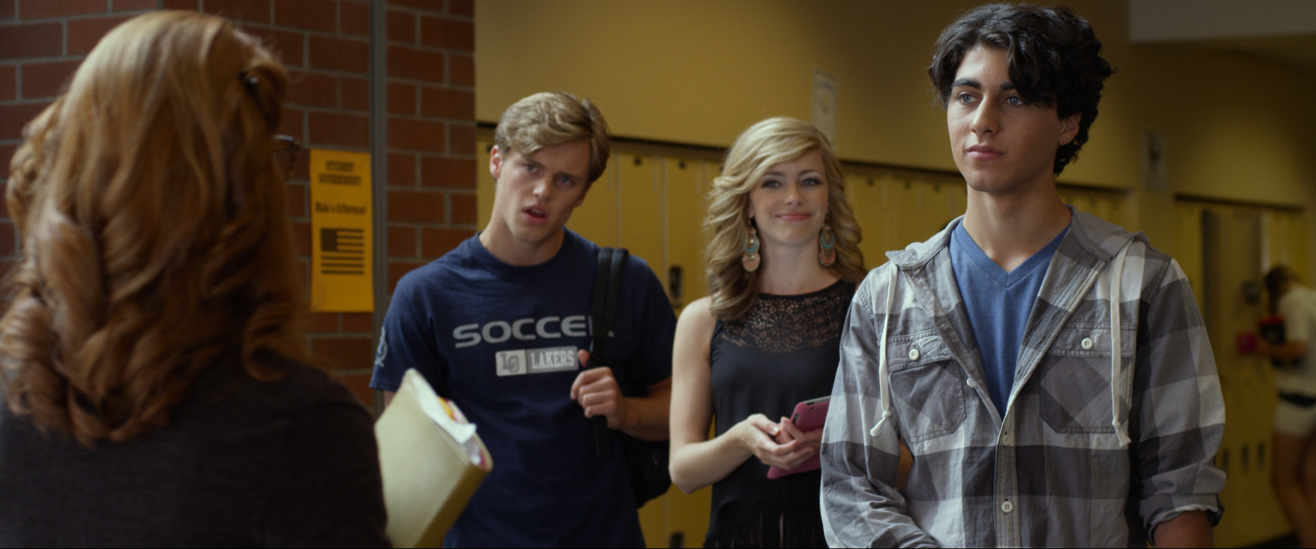 Elizabeth Bond, Hudson Thames, Jack DePew, and Skyler Vallo in The A-List (2015)