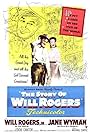 Will Rogers Jr. and Jane Wyman in The Story of Will Rogers (1952)