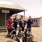 "Hogan's Heroes" Bob Crane, Sigrid Valdis, Werner Klemperer, John Banner, Robert Clary, Ivan Dixon, Richard Dawson circa 1966