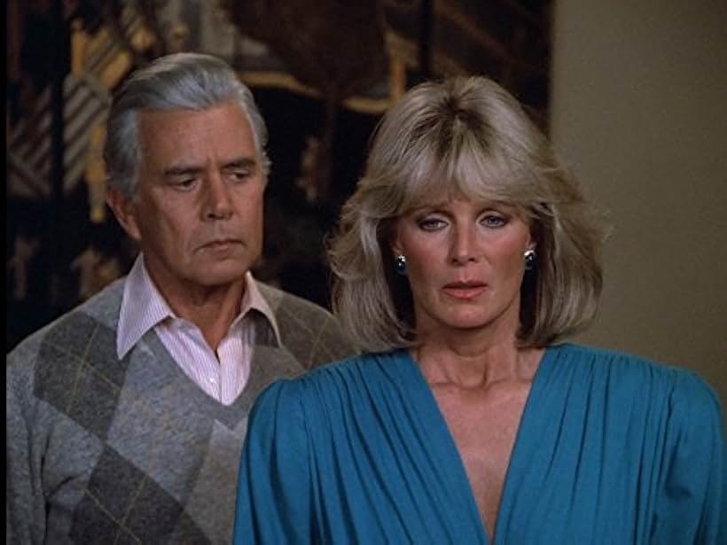 John Forsythe and Linda Evans in Dynasty (1981)