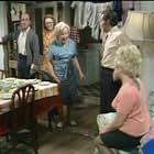 Pat Ashton, Doris Hare, Anna Karen, Michael Robbins, and Reg Varney in On the Buses (1969)