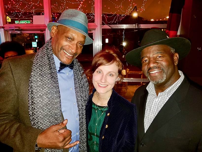 Tony Todd, Lindsay Sparks and J.T. Richardson at the premiere of Driven