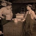 Buster Keaton and Roscoe 'Fatty' Arbuckle in The Butcher Boy (1917)