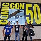 At ComiCon 50, presenting "Dark Specter 2" with the production team.