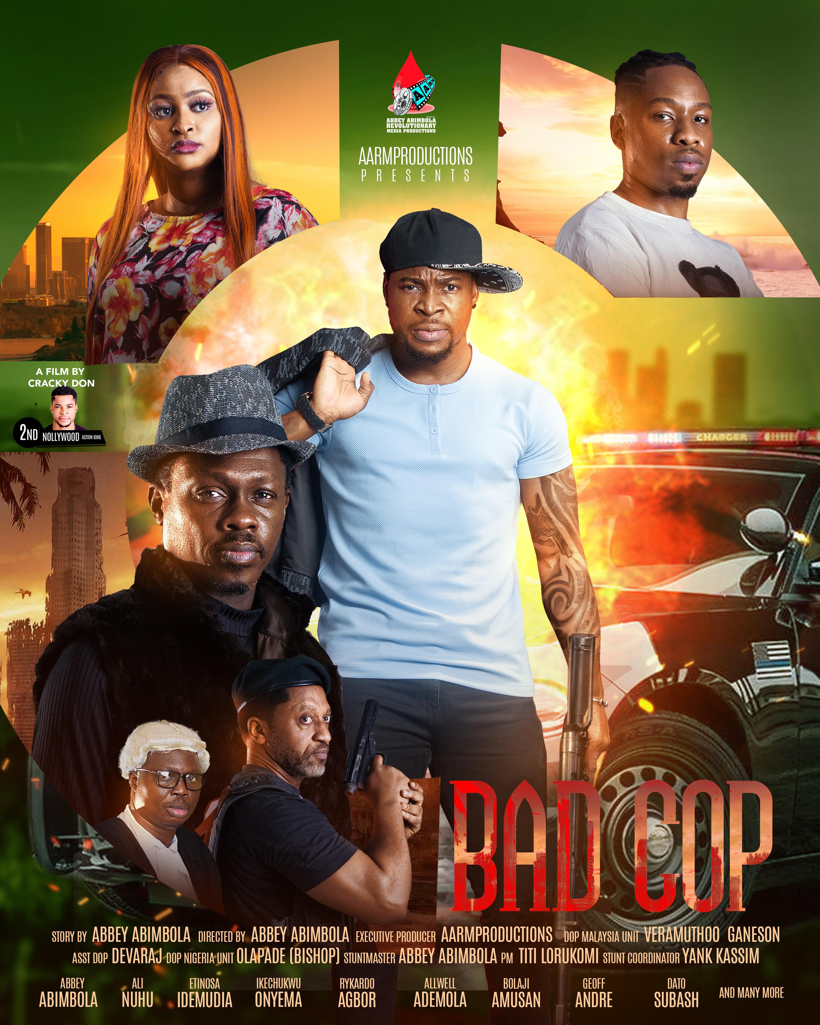 Steve Ikechukwu Onyema, Abbey Abimbola, Rychardo Agbor, Ali Nuhu, Mr. Latin, and Etinosa Idemudia in Badcop (2023)