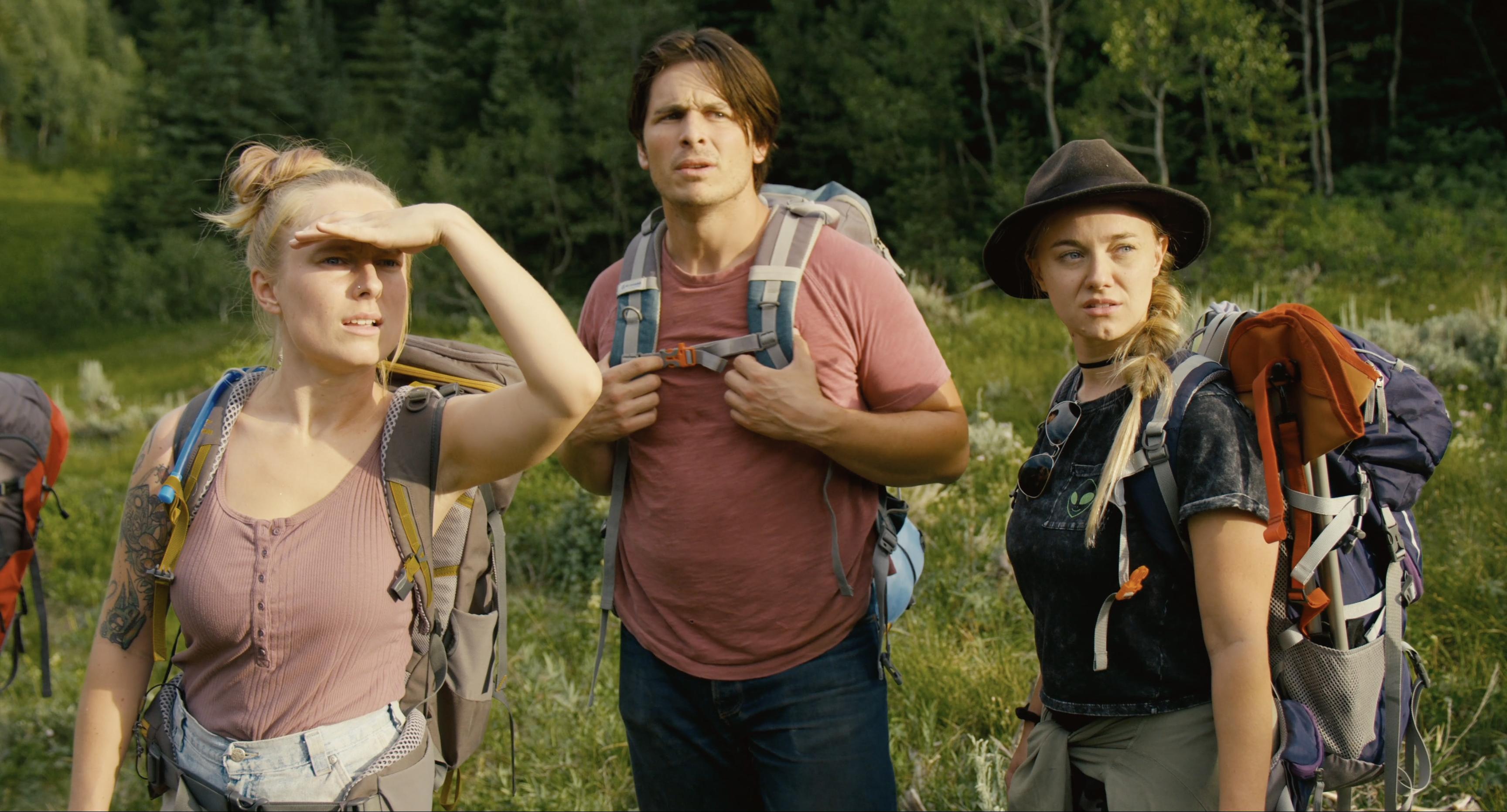 Kaitlin Kocherhans, Stefania Barr, and Noah Kershisnik in Cub Scout (2022)