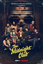 Ruth Codd, Annarah Cymone, Sauriyan Sapkota, Adia, Aya Furukawa, Iman Benson, William Chris Sumpter, and Igby Rigney in The Midnight Club (2022)