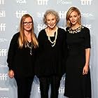 Sarah Polley, Margaret Atwood, and Sarah Gadon at an event for Alias Grace (2017)