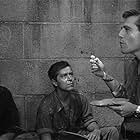 George Segal, Wright King, and Patrick O'Neal in King Rat (1965)