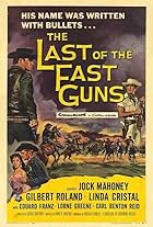 Linda Cristal, Jock Mahoney, and Gilbert Roland in The Last of the Fast Guns (1958)