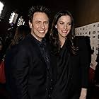 Liv Tyler and James Gunn at an event for Super (2010)