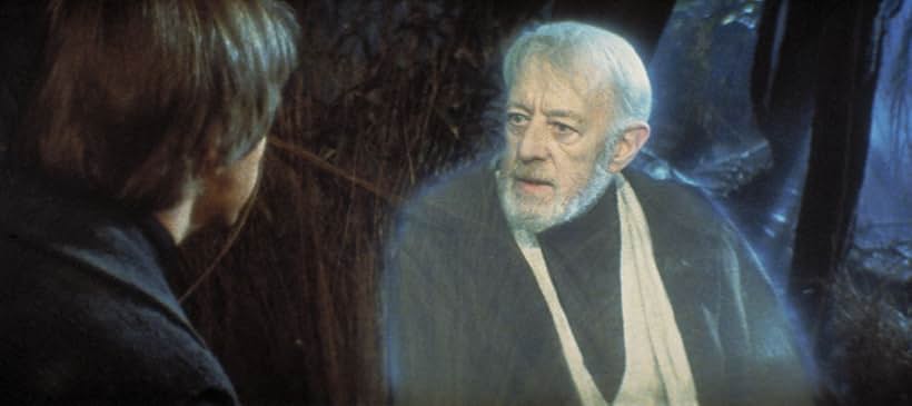 Alec Guinness and Mark Hamill in Star Wars: Episode VI - Return of the Jedi (1983)