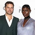 Joshua Jackson and Jodie Turner-Smith at an event for Queen & Slim (2019)