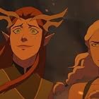 Indira Varma and Marisha Ray in The Legend of Vox Machina (2022)