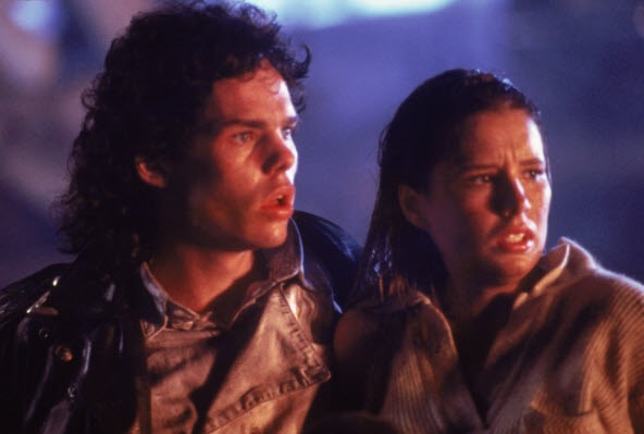 Kevin Dillon and Shawnee Smith in The Blob (1988)