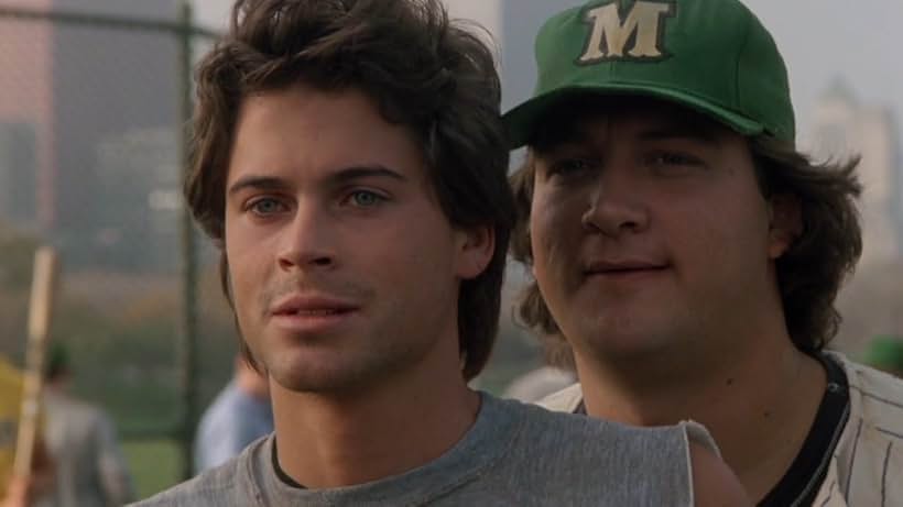 Rob Lowe and Jim Belushi in About Last Night (1986)