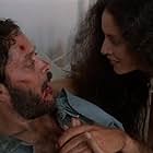 Raul Julia and Sonia Braga in Kiss of the Spider Woman (1985)