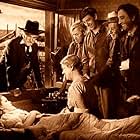 Judy Garland, Ray Bolger, Clara Blandick, Charley Grapewin, Jack Haley, Bert Lahr, Frank Morgan, and Terry in The Wizard of Oz (1939)