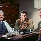 John Wayne, Jack Kruschen, and Patrick Wayne in McLintock! (1963)