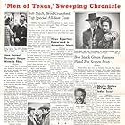 Ralph Bellamy, Broderick Crawford, Jackie Cooper, Anne Gwynne, and Robert Stack in Men of Texas (1942)