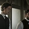 Douglas Smith and Matthew Shear in Angel of Darkness: Gilded Cage (2020)