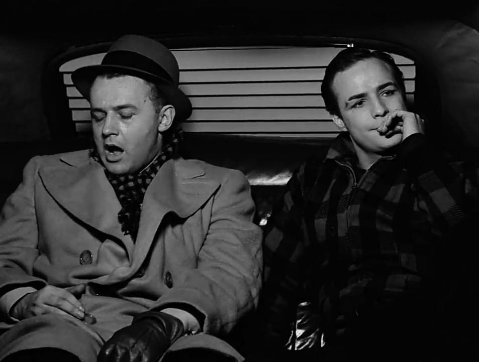 Marlon Brando and Rod Steiger in On the Waterfront (1954)