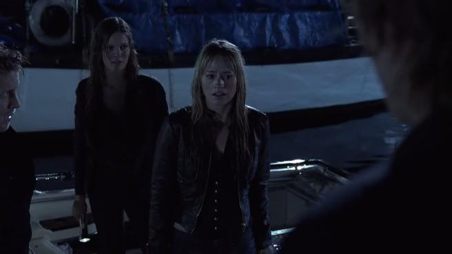 Cameron Richardson, Matt Barr, and Amber Borycki in Harper's Island (2009)