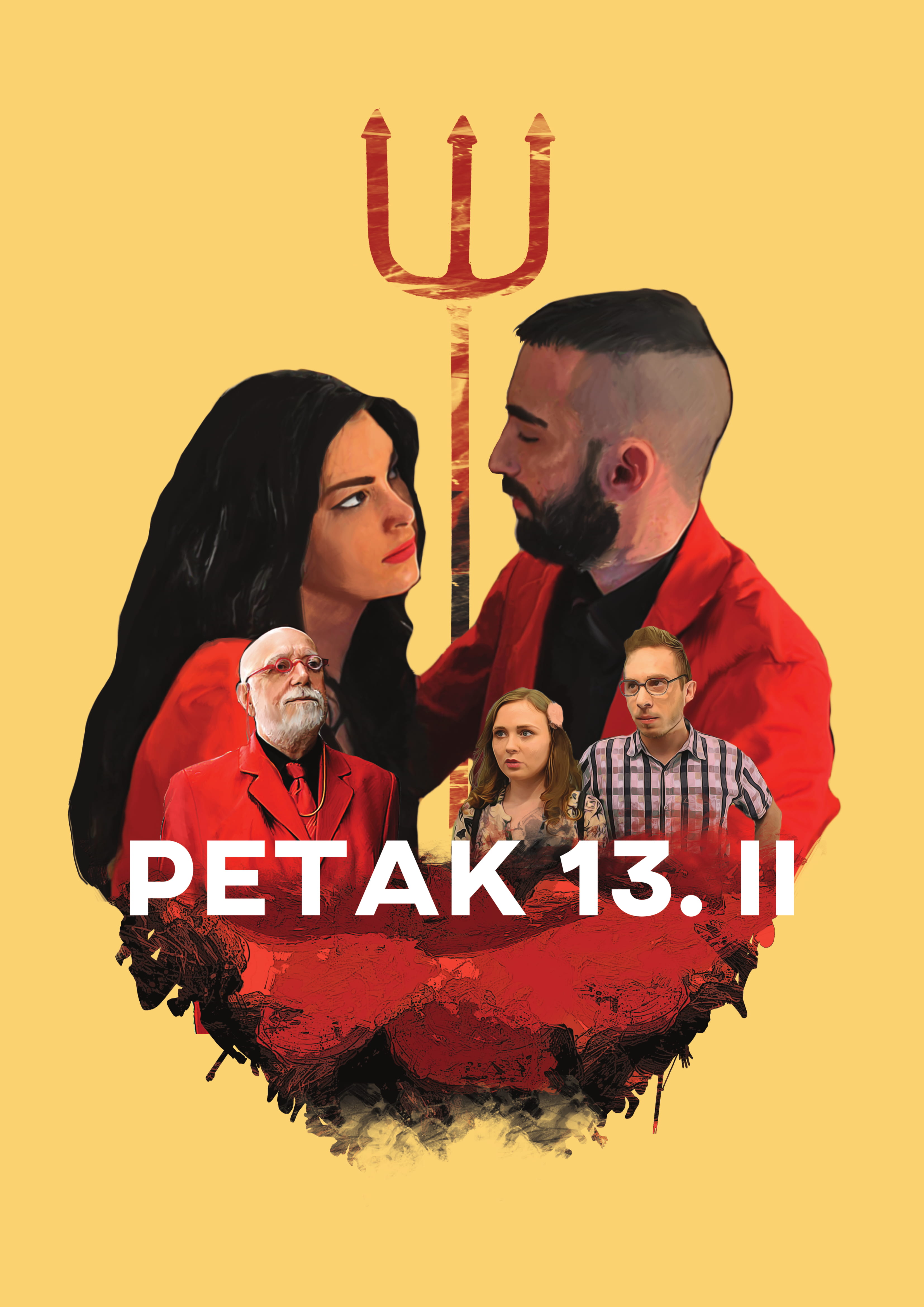 Irfan Mensur, Olivera Guconic, Micko Markovic, Isidora Gradjanin, and Jovan Zivkovic in Petak 13. II (2019)