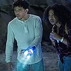 Dominique Fishback and Anthony Ramos in Transformers: Rise of the Beasts (2023)