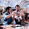 Steve Guttenberg, Tom Selleck, Lisa Blair, and Michelle Blair in 3 Men and a Baby (1987)