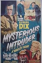 Stanley Blystone, Richard Dix, Helen Mowery, and Nina Vale in Mysterious Intruder (1946)