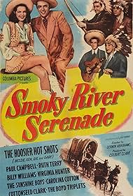 Paul Campbell, Gil Taylor, Ruth Terry, Paul Trietsch, Ken Trietsch, Charles Ward, and The Hoosier Hotshots in Smoky River Serenade (1947)