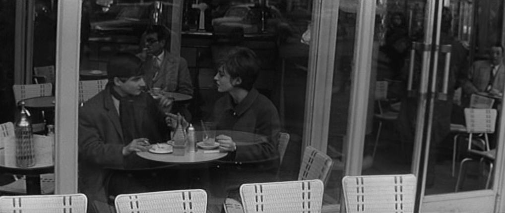 Jean-Pierre Léaud and Marie-France Pisier in Love at Twenty (1962)