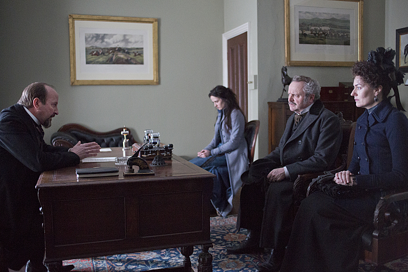 Anna Chancellor, Frank McCusker, Eva Green, and Michael James in Penny Dreadful (2014)