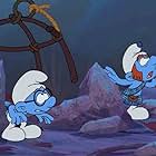 Alan Cumming and Fred Armisen in The Smurfs: The Legend of Smurfy Hollow (2013)