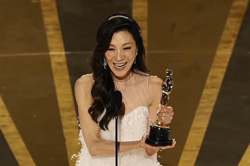 Michelle Yeoh at an event for Everything Everywhere All at Once (2022)