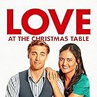 Danica McKellar and Dustin Milligan in Love at the Christmas Table (2012)