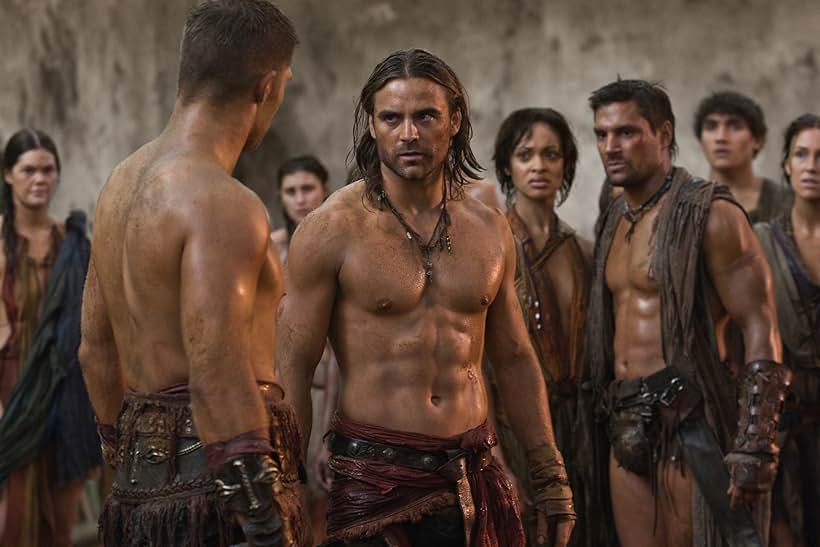 Manu Bennett, Cynthia Addai-Robinson, Dustin Clare, Liam McIntyre, and Rosalie Button in Spartacus (2010)