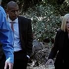 Brandon Ford Green and Patricia Arquette in "CSI: Cyber"