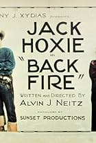 Florence Gilbert, Jack Hoxie, and Zalla Zarana in Back Fire (1922)